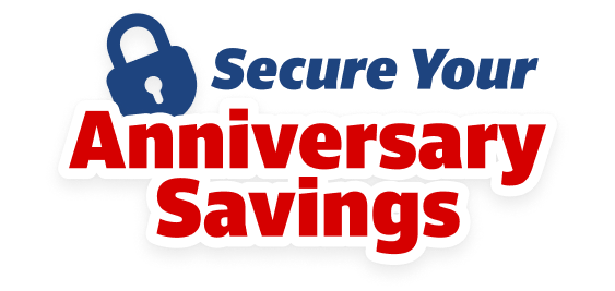 Secure your anniversary savings