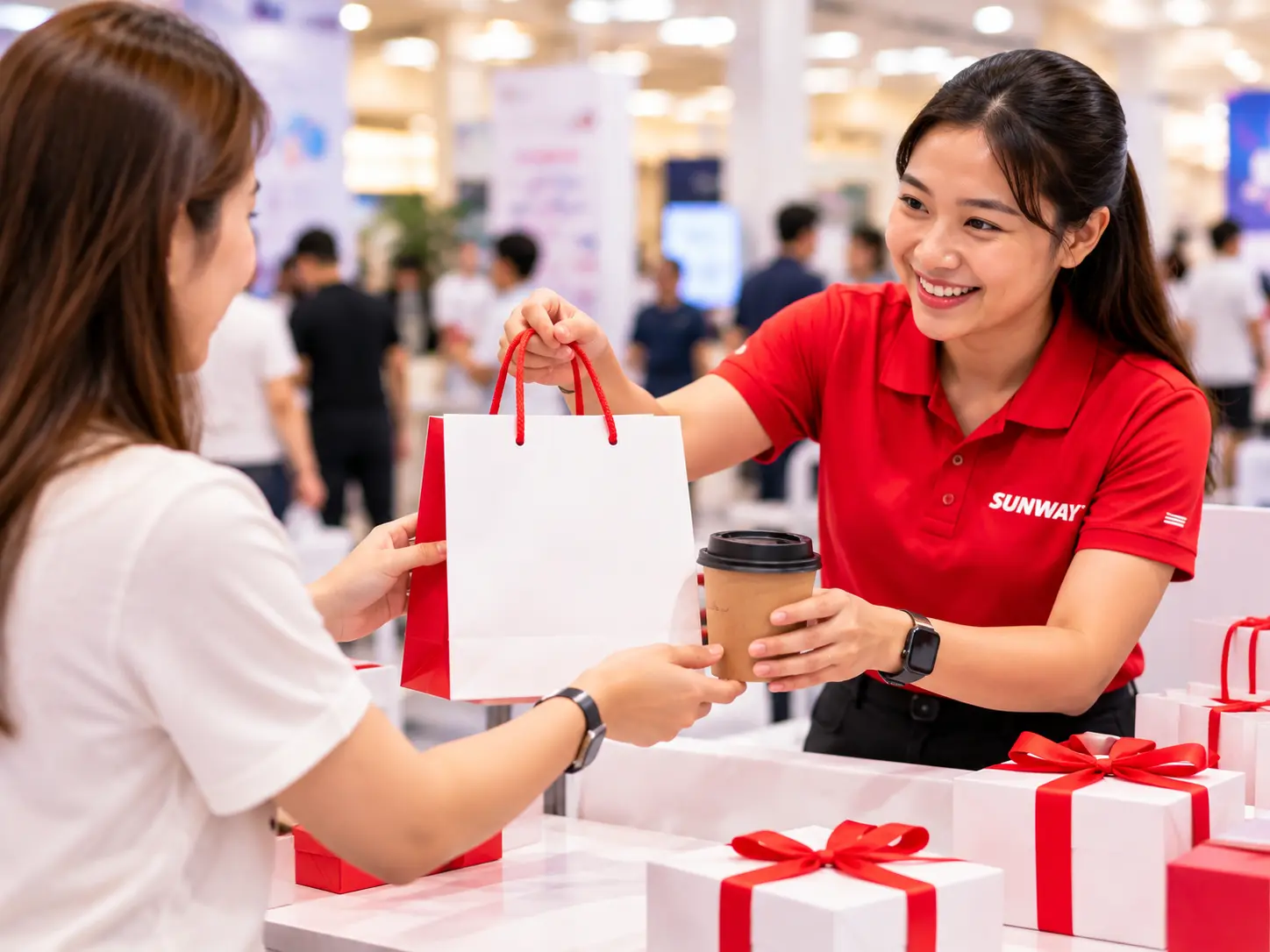 Complimentary Gifts & Coffee Redemption