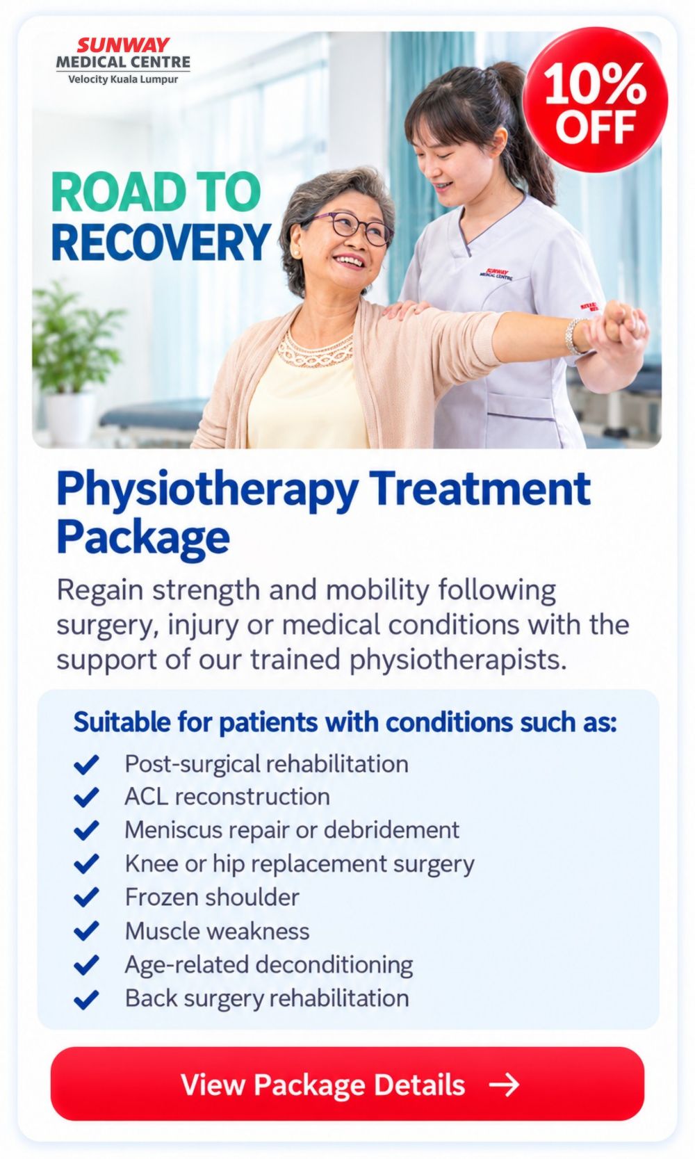 Physiotherapy Treatment Package - 10% off