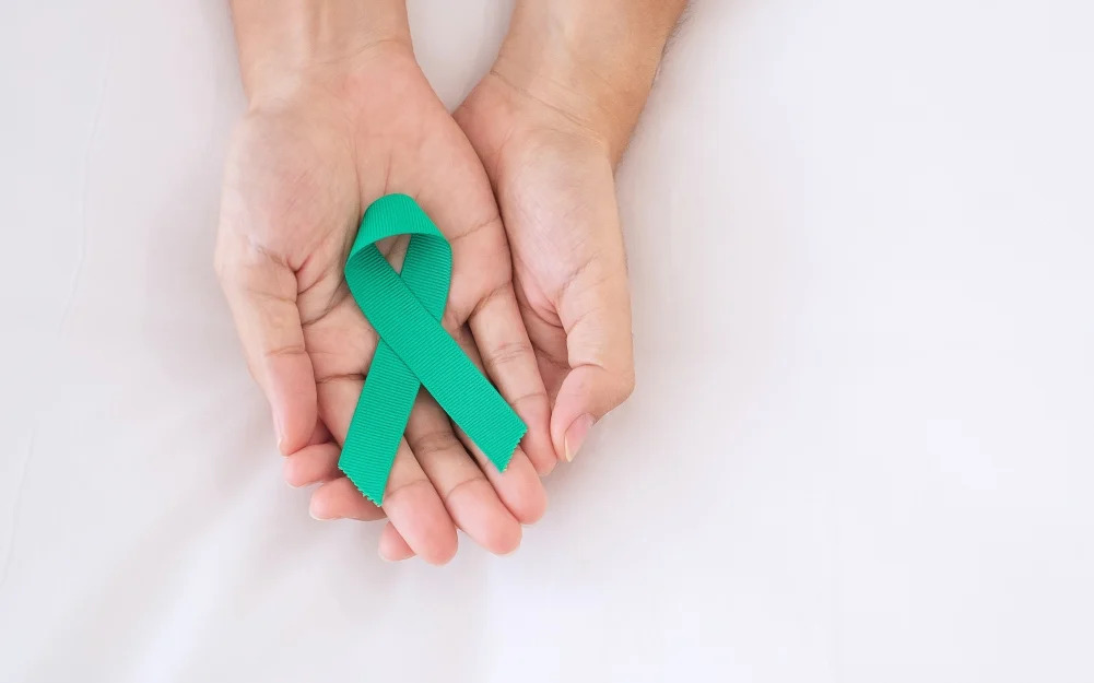 The green ribbon symbolises ovarian cancer, the third-most frequent malignancy diagnosed in women in Malaysia after breast and colorectal. (Envato Elements pic)