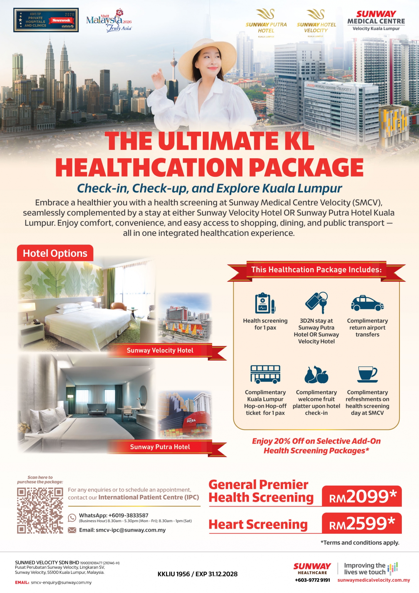Healthcation Package