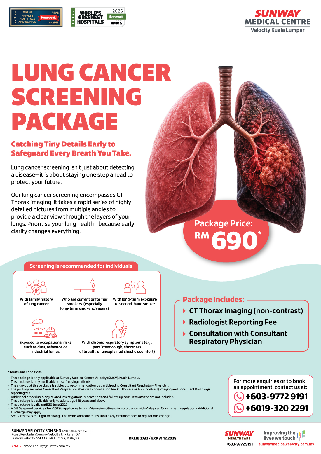 Lung Cancer Screening Package