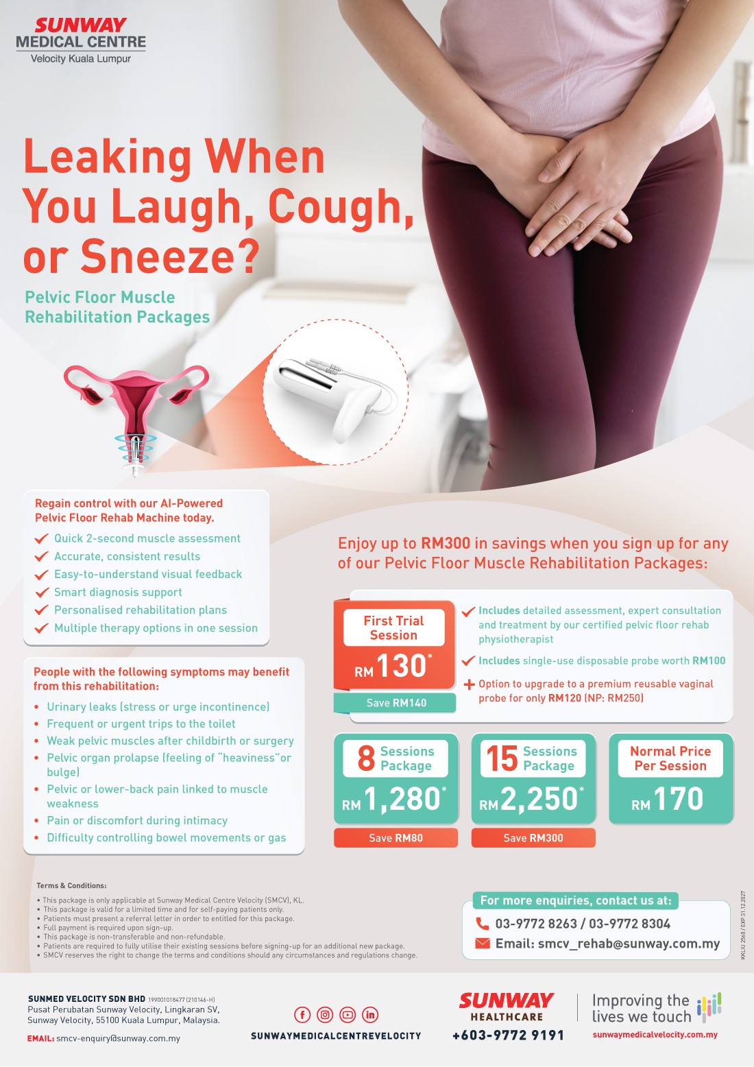 Pelvic Floor Muscle Rehabilitation Packages
