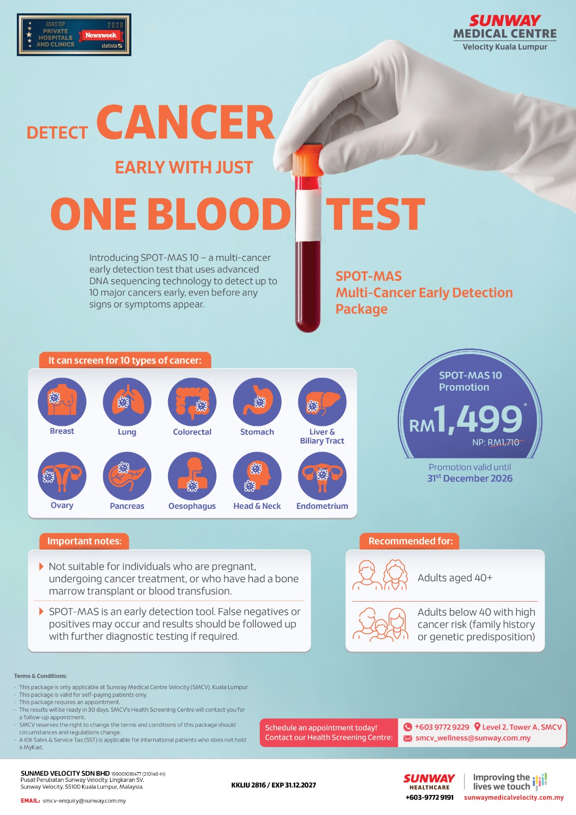 SPOT-Mas Multi-Cancer Early Detection